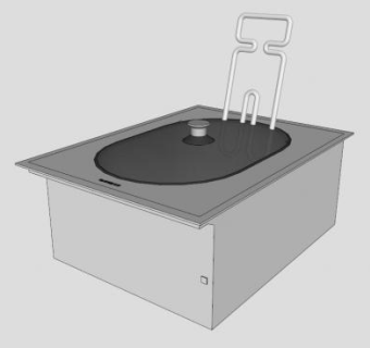 加格根油炸锅SU模型下载_sketchup草图大师SKP模型