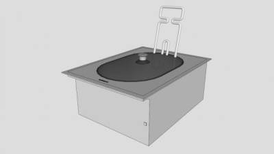 加格根油炸锅SU模型下载_sketchup草图大师SKP模型