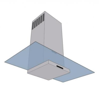 天篷烟囱罩油烟机SU模型下载_sketchup草图大师SKP模型