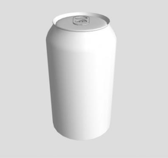 白色易拉罐SU模型下载_sketchup草图大师SKP模型