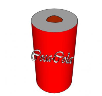 可乐罐SU模型下载_sketchup草图大师SKP模型