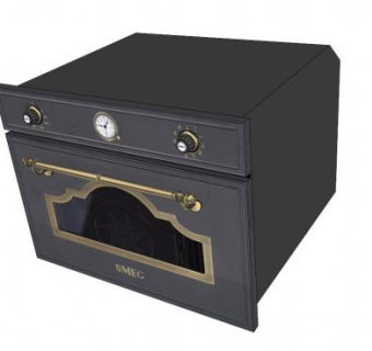 厨房器具烤箱SU模型下载_sketchup草图大师SKP模型