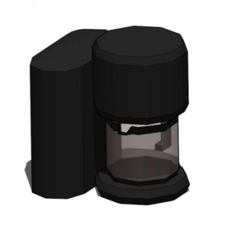 台式咖啡壶SU模型下载_sketchup草图大师SKP模型