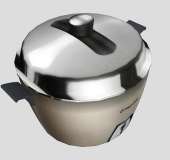 台湾大同电饭煲SU模型下载_sketchup草图大师SKP模型