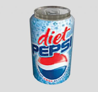 百事可乐易拉罐SU模型下载_sketchup草图大师SKP模型