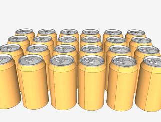 24罐<em>橙汁</em>汽水罐SU模型下载_sketchup草图大师SKP模型