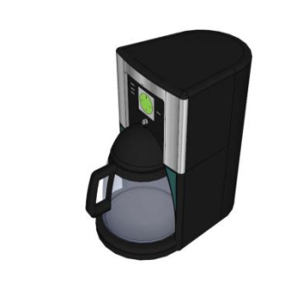 厨房咖啡机先生SU模型下载_sketchup草图大师SKP模型