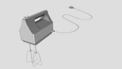 厨房手持混合器SU模型下载_sketchup草图大师SKP模型