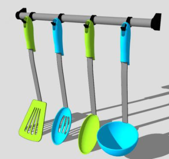 厨房餐具器具SU模型下载_sketchup草图大师SKP模型