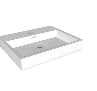 壁式台上盆SU模型下载_sketchup草图大师SKP模型