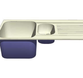 厨房水槽组合SU模型下载_sketchup草图大师SKP模型