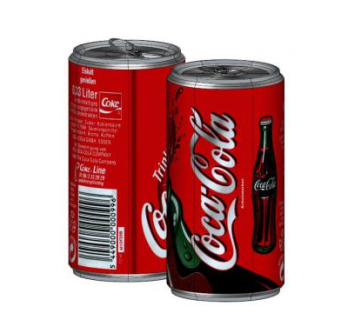 可口可乐饮料罐SU模型下载_sketchup草图大师SKP模型