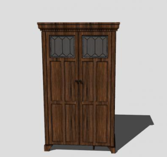 大衣橱SU模型下载_sketchup草图大师SKP模型