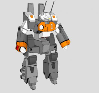 VF1装甲机器人SU模型（超时空要塞）_su模型下载 草图大师模型_SKP模型