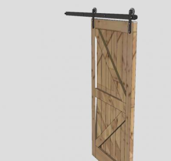 板式仓门SU模型下载_sketchup草图大师SKP模型