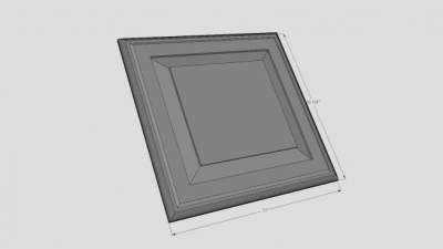 橱柜门SU模型下载_sketchup草图大师SKP模型