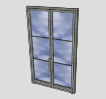 前厅门SU模型下载_sketchup草图大师SKP模型