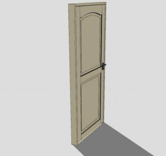 实木门SU模型下载_sketchup草图大师SKP模型
