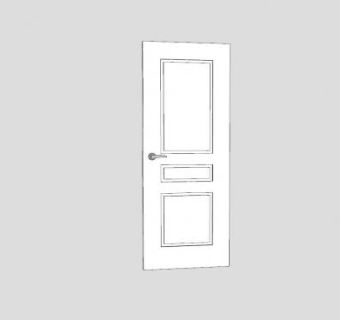室内门SU模型下载_sketchup草图大师SKP模型