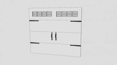 升降门SU模型下载_sketchup草图大师SKP模型