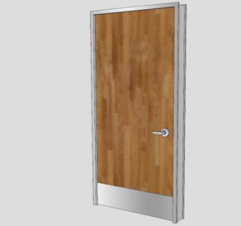 复合木门SU模型下载_sketchup草图大师SKP模型