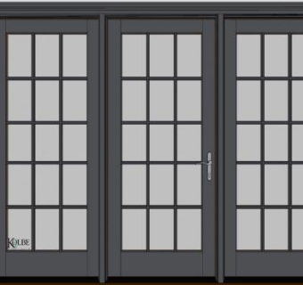 露台防盗门SU模型下载_sketchup草图大师SKP模型
