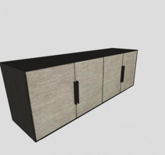 复合式木柜SU模型下载_sketchup草图大师SKP模型