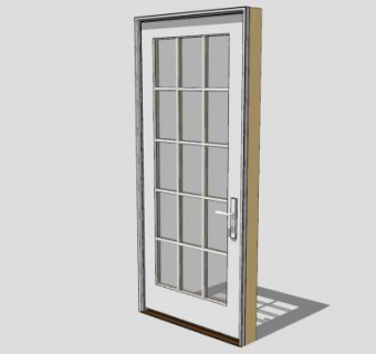 内摆门SU模型下载_sketchup草图大师SKP模型