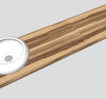 诚市洗手盆SU模型下载_sketchup草图大师SKP模型