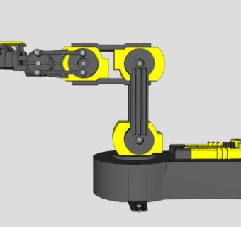 喷漆机器人的SU模型_su模型下载 草图大师模型_SKP模型