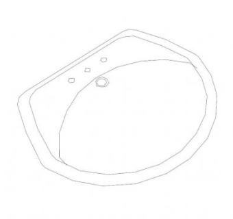 简易台盆SU模型下载_sketchup草图大师SKP模型