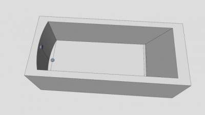 家居浴缸SU模型下载_sketchup草图大师SKP模型