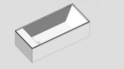 浴室温泉浴缸SU模型下载_sketchup草图大师SKP模型