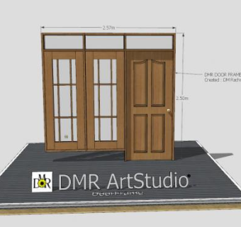 门框窗户SU模型下载_sketchup草图大师SKP模型