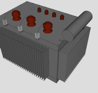 实用的变压器SU模型设计_su模型下载 草图大师模型_SKP模型