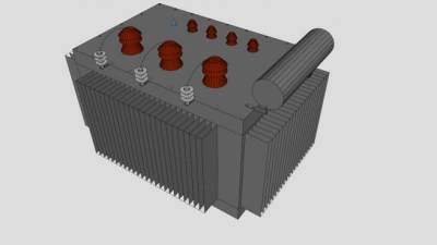 实用的变压器SU模型设计_su模型下载 草图大师模型_SKP模型
