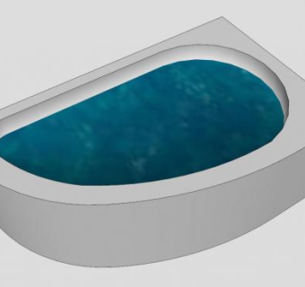海王星风浴缸SU模型下载_sketchup草图大师SKP模型