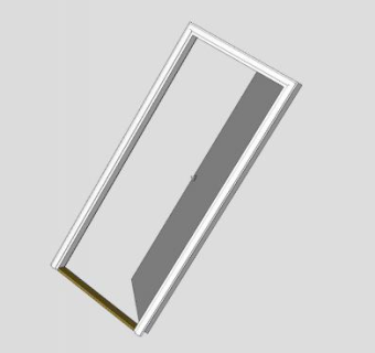 塑料门五金拉手SU模型下载_sketchup草图大师SKP模型