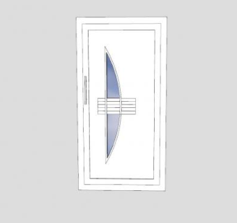 五金复合门SU模型下载_sketchup草图大师SKP模型