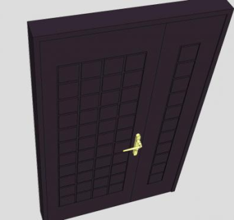 安全门SU模型下载_sketchup草图大师SKP模型