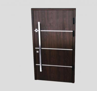 办公推拉门SU模型下载_sketchup草图大师SKP模型