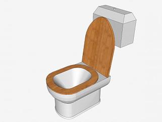 简易白色<em>厕所</em>SU模型下载_sketchup草图大师SKP模型