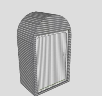 公共厕所马桶SU模型下载_sketchup草图大师SKP模型