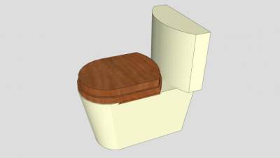 卫浴马桶坐便器SU模型下载_sketchup草图大师SKP模型