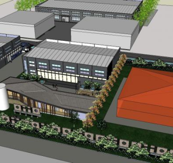 3个工业厂房SU模型打包