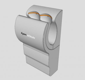 卫生间手干燥机SU模型下载_sketchup草图大师SKP模型