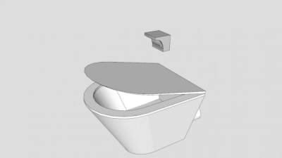 卫生间马桶纸架SU模型下载_sketchup草图大师SKP模型