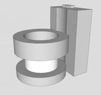 卫浴厕所马桶便器SU模型下载_sketchup草图大师SKP模型