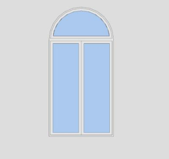 热轧钢门窗SU模型下载_sketchup草图大师SKP模型