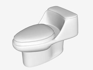 现代时尚<em>厕所SU模型</em>下载_sketchup草图大师SKP模型